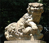 氷川神社の狛犬