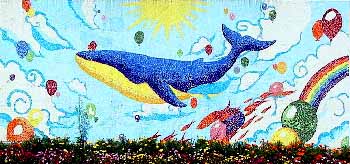 アキシマクジラの壁画
